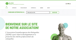 Desktop Screenshot of osteopathie.lu