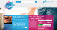 Desktop Screenshot of osteopathie.org
